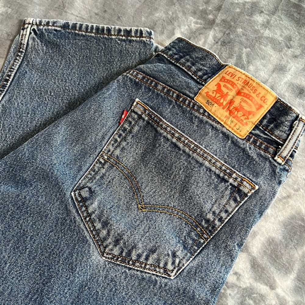 Levi's 550 Distressed Red Tab Jeans, Men's size: W36 L34